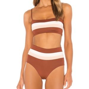 L*space rebel stripe top and Portia stripe bottom